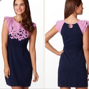 Lilly Pulitzer Purple / Navy Katrina Dress Size S
